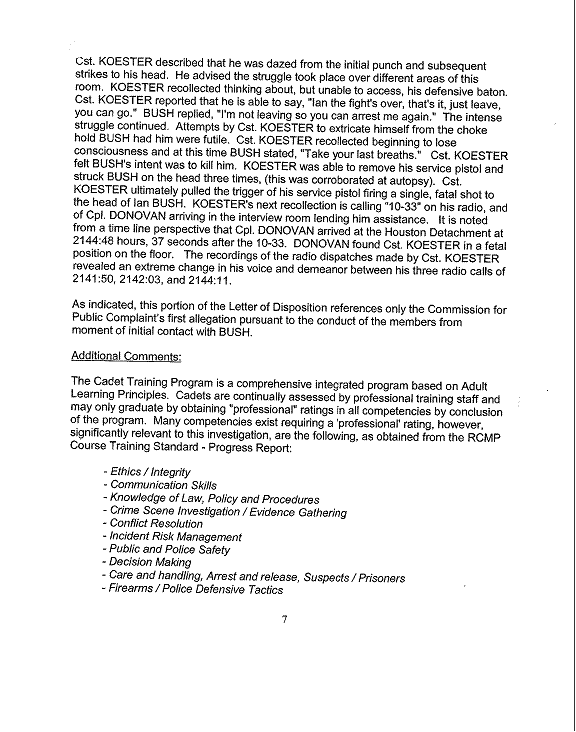 RCMP Letter of Disposition - page 7