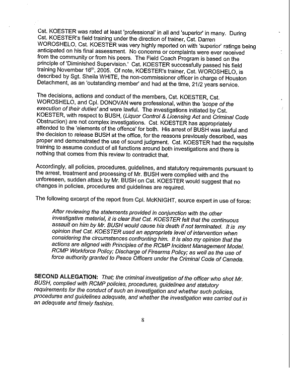 RCMP Letter of Disposition - page 8